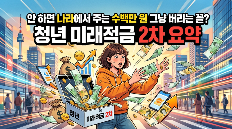 1차 놓치고 땅을 쳤다면 주목, 청년 미래적금 2차 열렸습니다