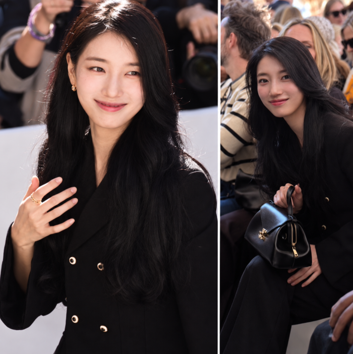 "재킷은 완벽한데 팬츠가 왜 저래" 수지 셀린느 룩 반응 갈렸다