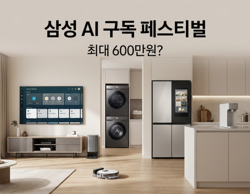 삼성 AI 구독 페스티벌, 최대 600만원보다 더 큰 변화가 시작됐다