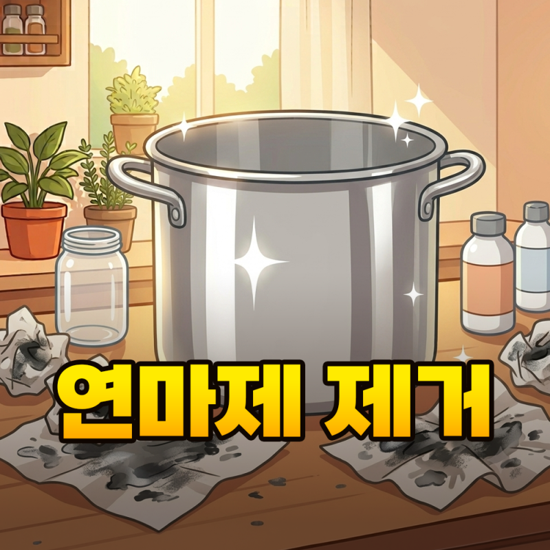 스테인리스 연마제 제거, 새 냄비는 세제로만 씻으면 끝일까?