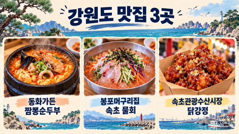 10월 강원도 여행｜강릉·속초·양양 2박 3일 코스, 맛집·카페·예산 총정리