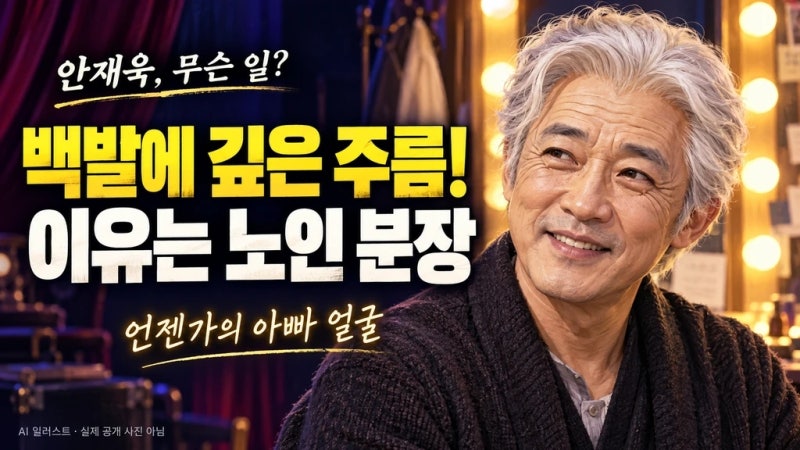 미리 보여준 안재욱 백발 주름 가득한 이유/안재욱, 백발에 주름 가득한 이유…“미리 보여....