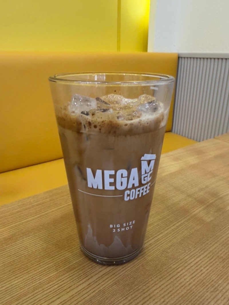메가커피 신메뉴 무카페인 오르조라떼 칼로리 맛 솔직후기 : 메가커피 강경황산점