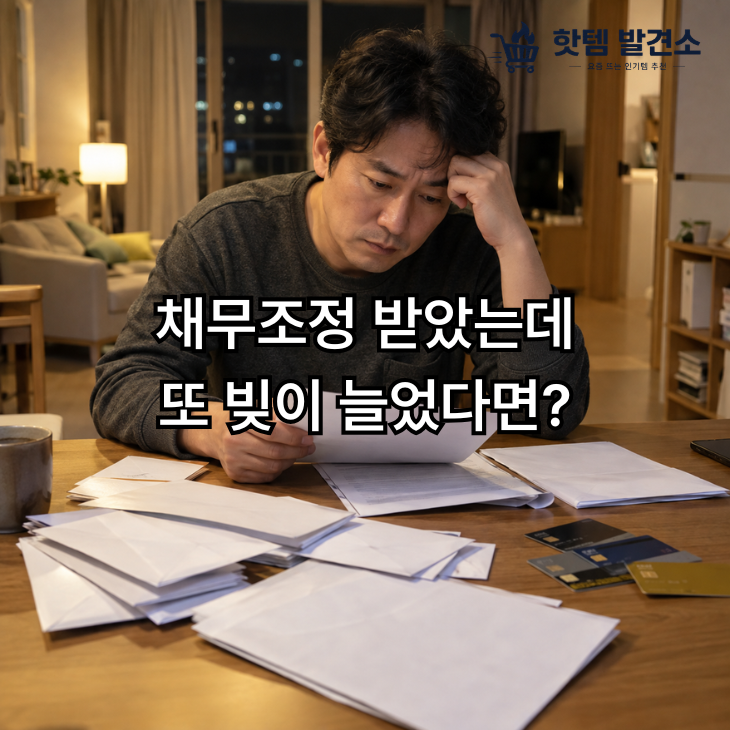 채무조정 받았는데 또 빚이 늘었다면? 재신청 전 알아둘 7가지