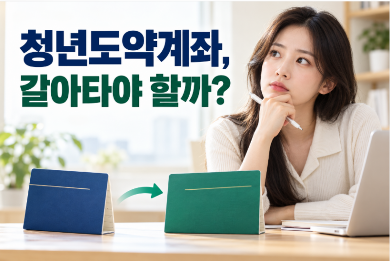 청년도약계좌, 청년미래적금으로 갈아타야 할까? 먼저 해지하면 안 되는 이유