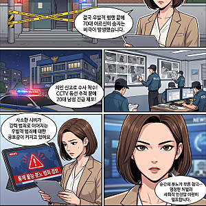 “왜 어깨 부딪쳤나”…집까지 쫓아가 70대 살해한 20대 남성 긴급 체포의 전말