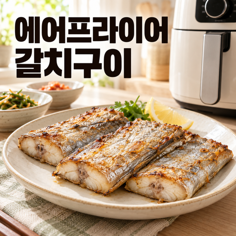 에어프라이어 갈치구이 만드는 법, 기름 튐 줄이는 손질과 온도·시간