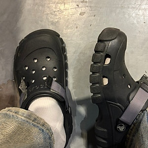 크록스 추천 오프로드 스포츠 클로스 블랙 후기 사이즈 팁