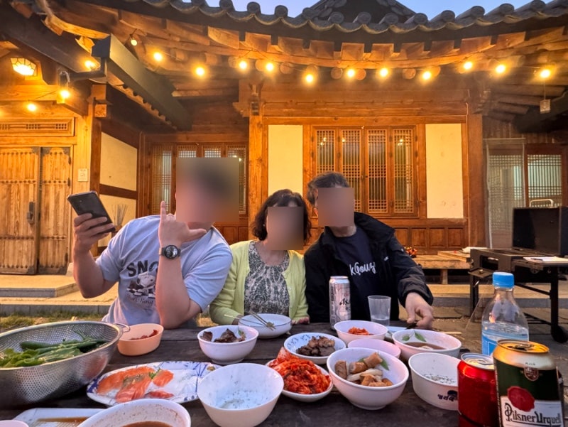 경기도 단체 펜션 파주 한옥펜션, 아기랑 대가족 독채 솔직후기