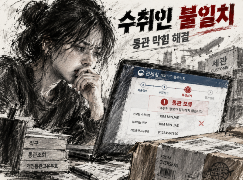 개인통관고유부호 재확인·재발급 체크리스트: 조회부터 정정까지