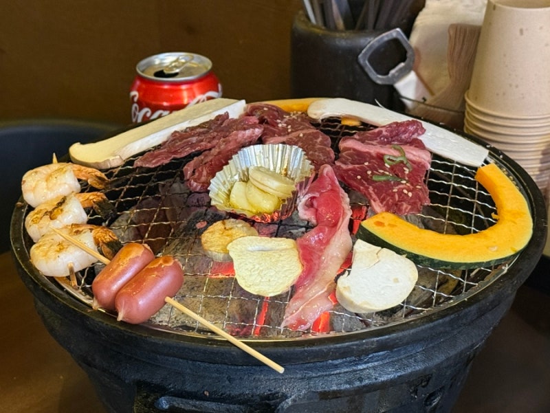 [ 미아사거리 맛집 ] 야장에서 즐길 수 있는 야끼니꾸 맛집 " 야끼니꾸 소량 "