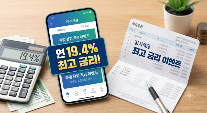 “연 19.4% 적금 출시?” 최고 금리의 함정과 진짜 받을 수 있는 실상 수령액 계산해 보기