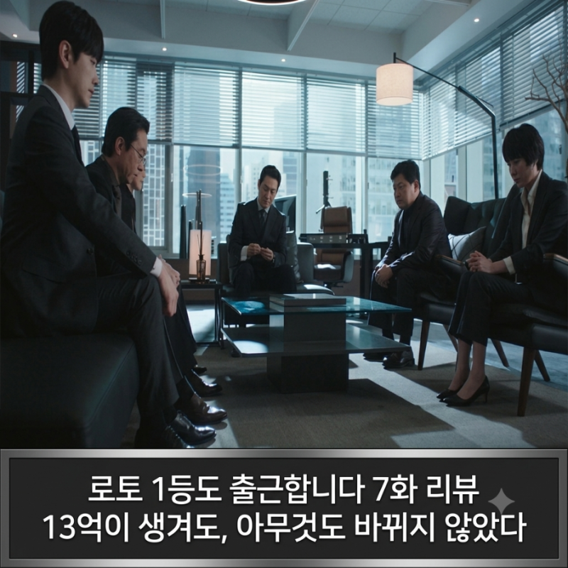 로또 1등도 출근합니다 7화 줄거리 리뷰｜13억이 생겨도 아무것도 바뀐 게 없다