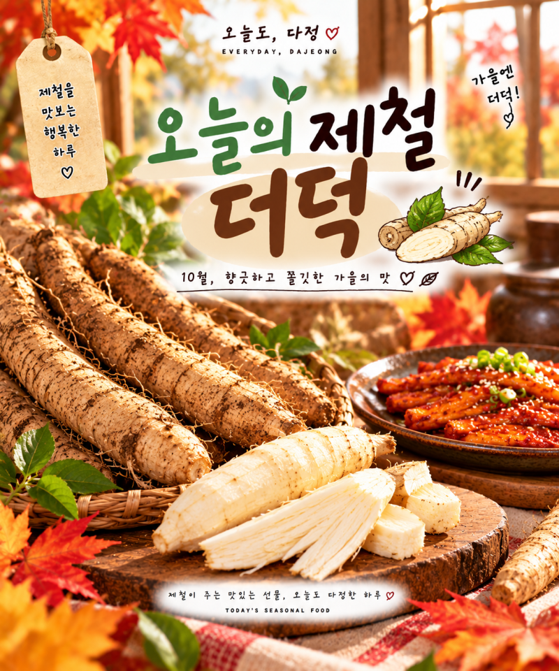 10월 제철음식 더덕 손질하면 왜 끈적일까? 고르는 법부터 껍질 쉽게 까는 법까지