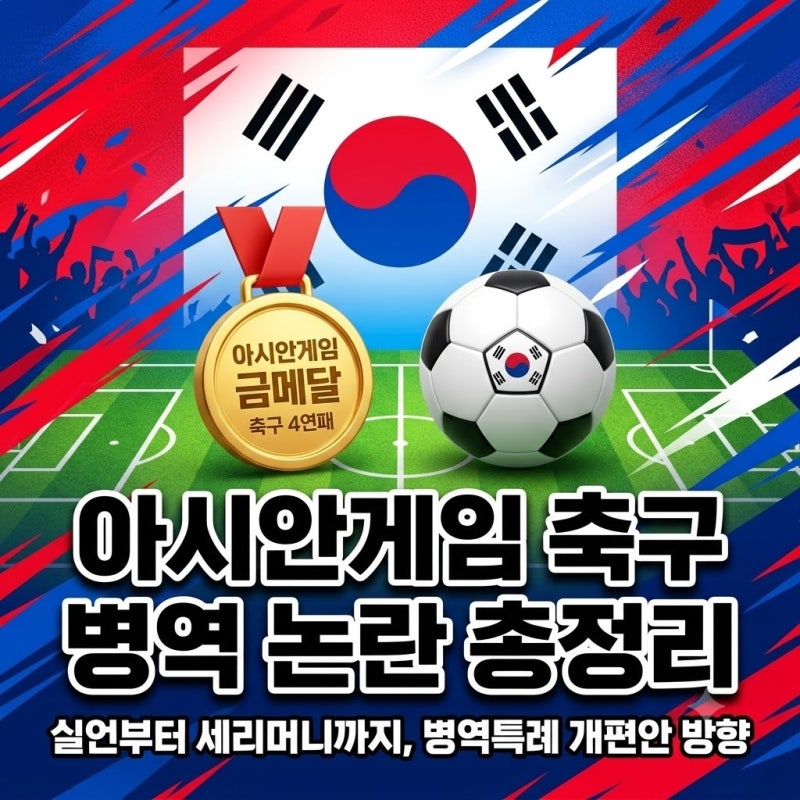 금메달 따고 벼랑 끝에 선 축구대표팀? 군 면제 실언 사태 총정리