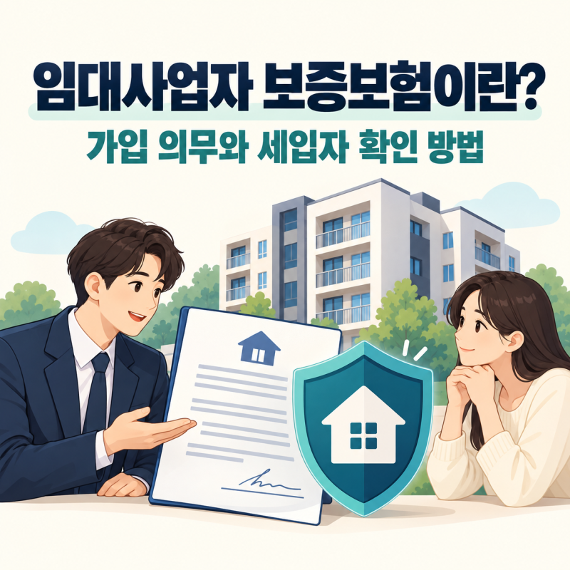 임대사업자 보증보험이란? 가입 의무와 세입자 확인 방법