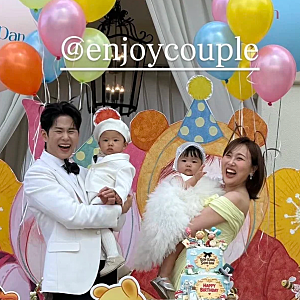 강남서 터진 초호화 돌잔치 현장, 손민수♥임라라, 축하 폭발한 쌍둥이 돌잔치