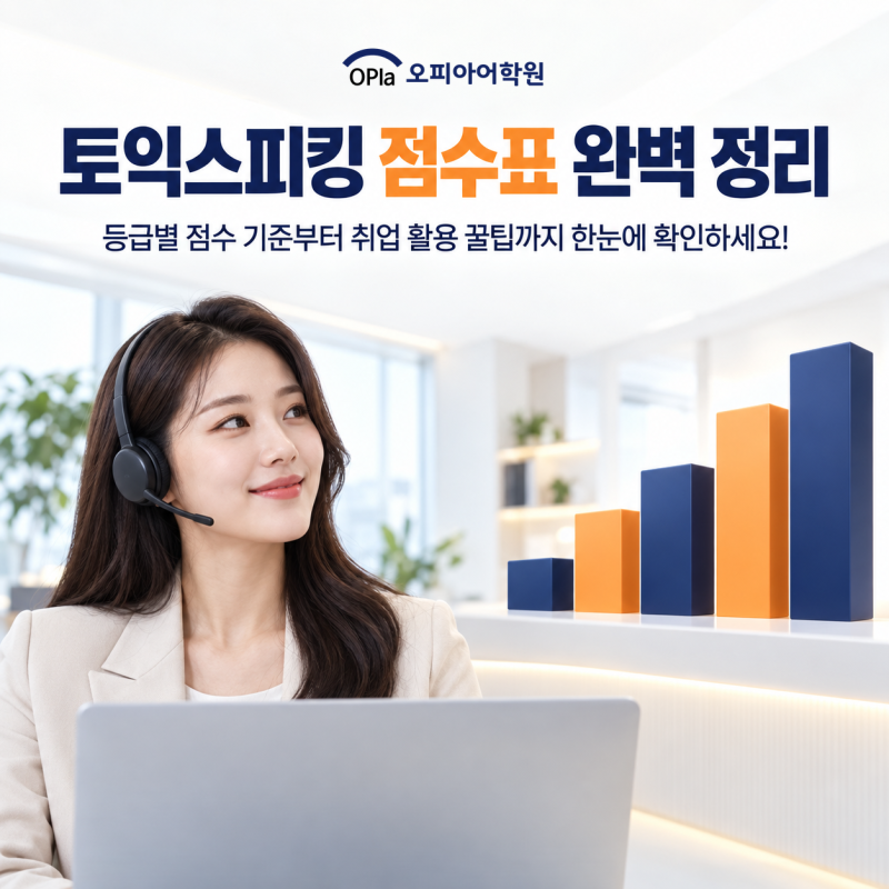토익스피킹 점수표, 등급별 기준부터 활용처까지