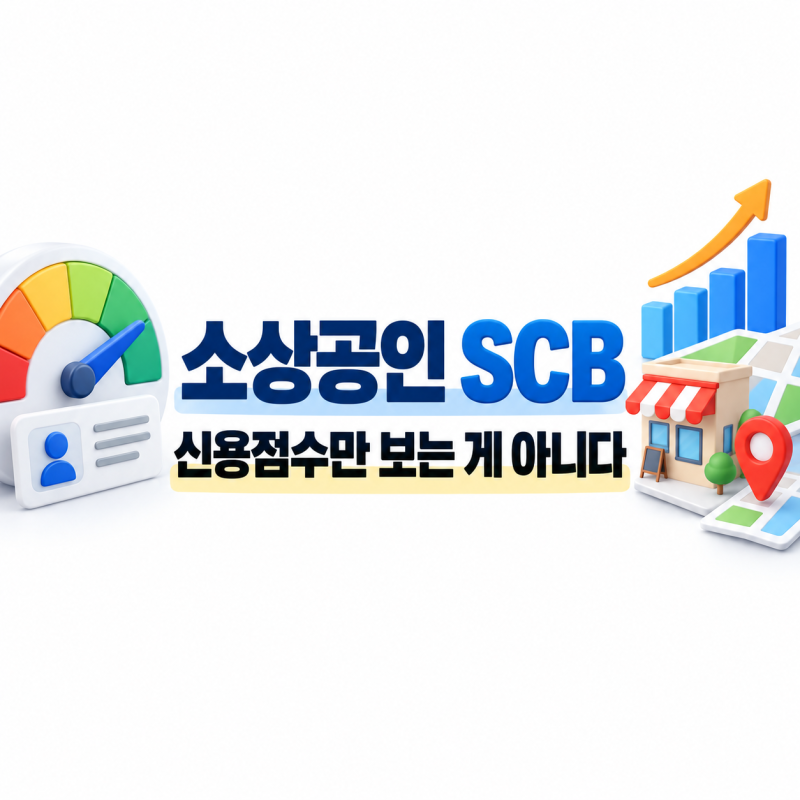 소상공인 SCB, 신용점수에 더해 매출·업종·상권까지 보는 이유