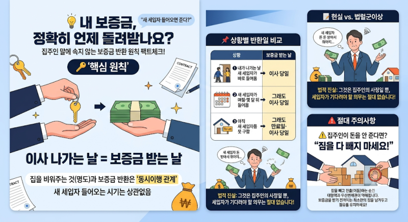 전월세 계약이 끝날 때, 이사 통보부터 보증금 정산까지 무엇을 챙겨야 하나요?