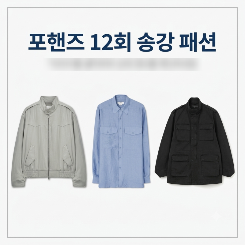 Four Hands Episode 12: Song Kang's Fashion Recap! From Harrington Jackets to Pocket Shirts, Discover the Brands He Wore