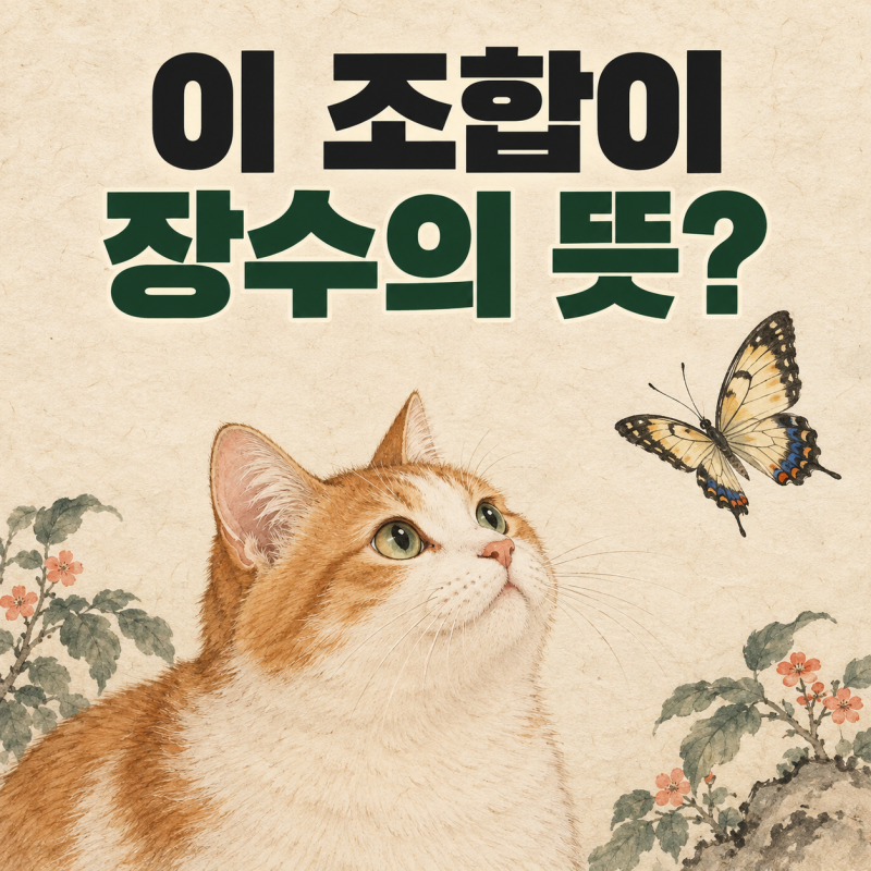 고양이 그림에 나비가 따라오는 이유, 귀여워서만은 아닙니다