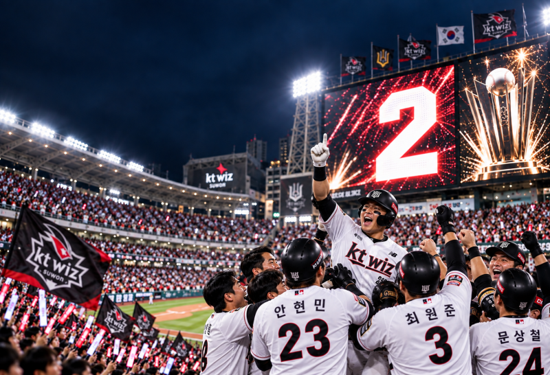 ⚾ 2026 KT wiz 매직넘버 2｜오늘 우승 확정 조건·가을야구·한국시리즈 직행 총정리