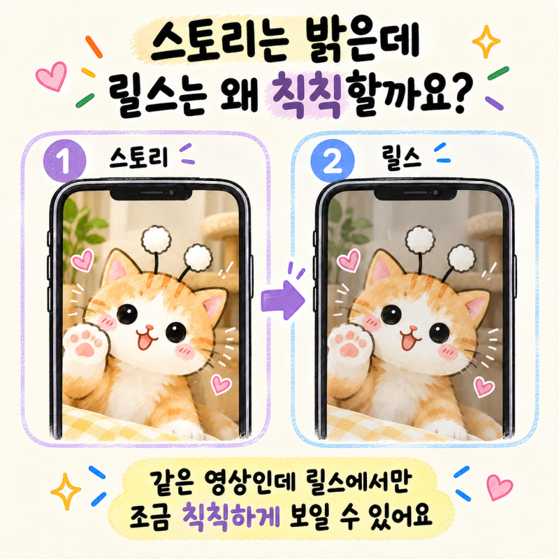 인스타 릴스 어둡게 올라감, 아이폰 영상이 원본보다 어두울 때 해결법