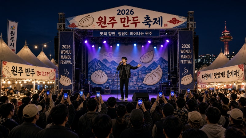 원주만두축제 2026 라인업 총정리｜3일간 펼쳐지는 특별한 무대