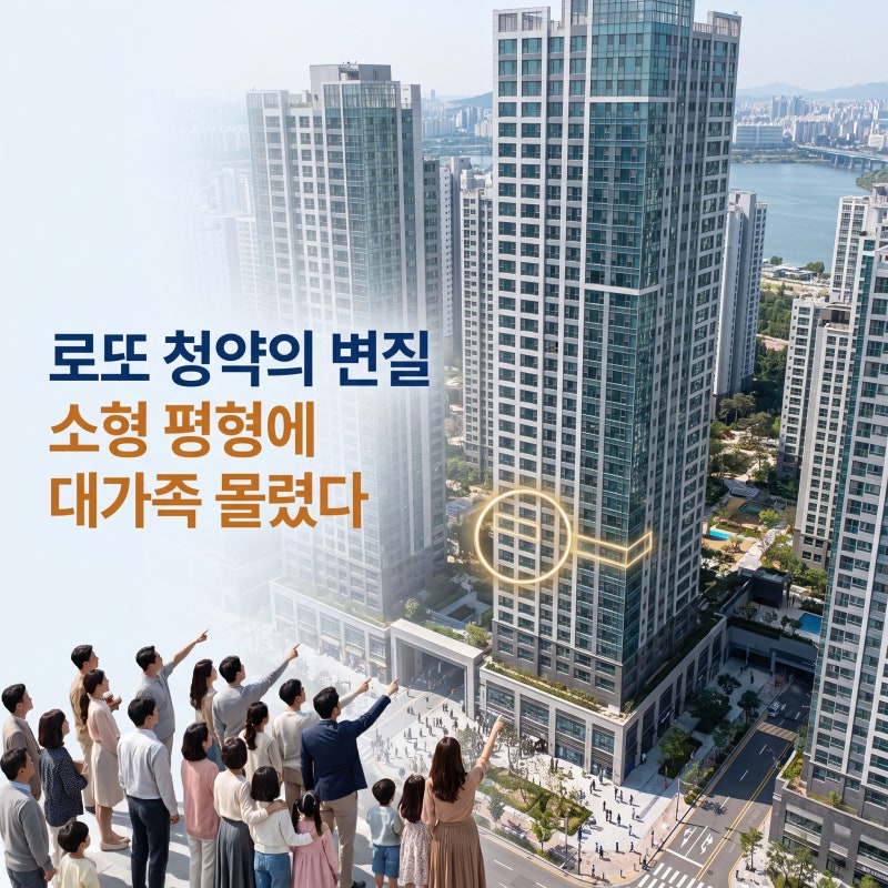 25평에 대가족이 몰렸다? 로또 청약에서 벌어진 뜻밖의 현상