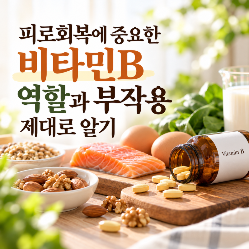 피로회복에 중요한 비타민B 역할과 부작용 제대로 알기