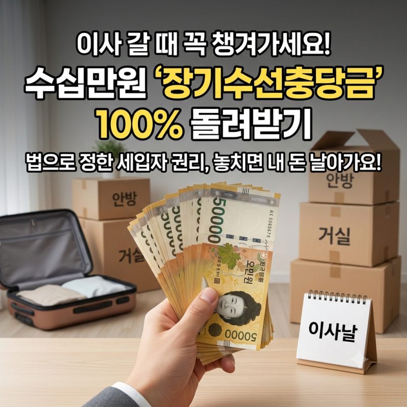 "내가 낸 관리비 얼마 돌려받나?" 장기수선충당금 반환방법과 집주인 거부 시 대응방법
