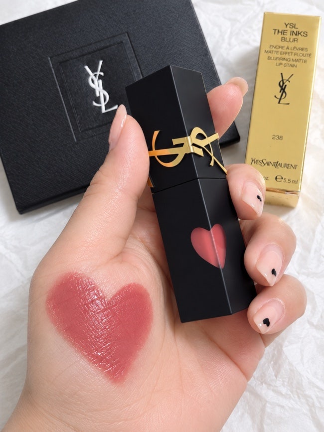 [YSL] 로제틴트 238 로제콜 입생로랑 잉크 블러 틴트 발색·지속력·색상비교