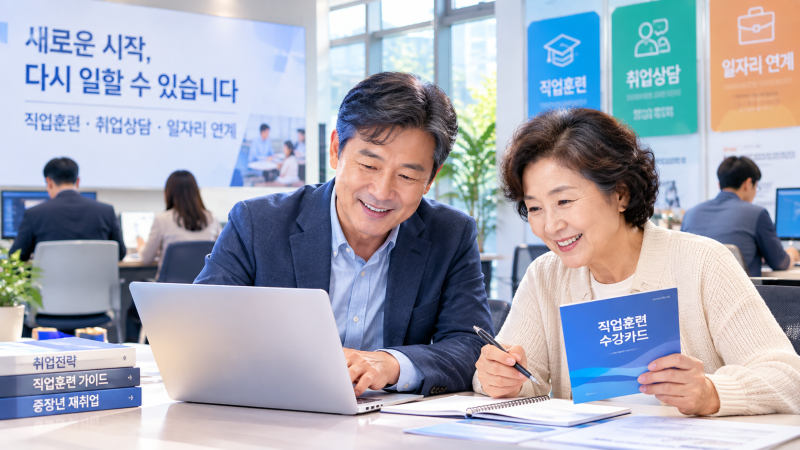 2026 국민내일배움카드 신청자격 총정리: 발급조건 및 제외대상 무조건 확인