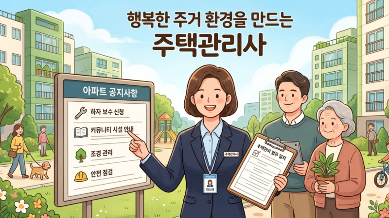 "퇴직 후 월 300만원 이상?" 주택관리사 합격률과 솔직한 취업 현실