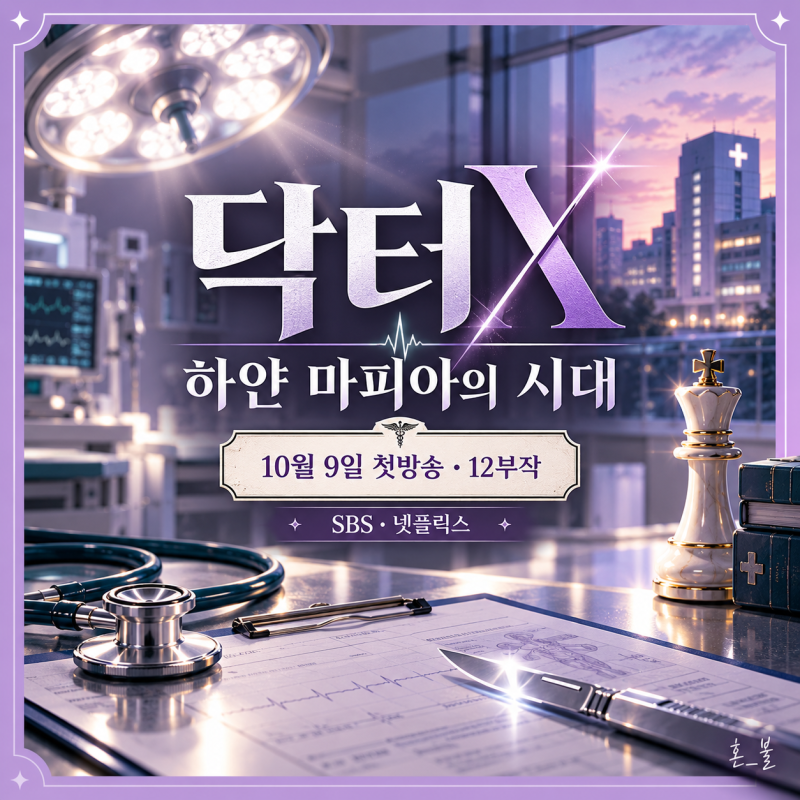 닥터X 하얀 마피아의 시대 몇부작｜12부작·10월 9일 첫방송·넷플릭스·일본 원작(+김지원,손....