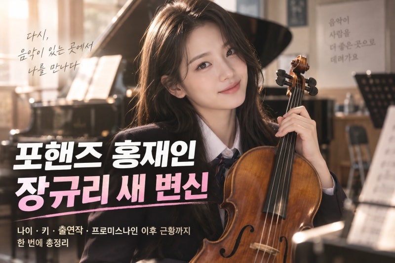 포핸즈 홍재인 장규리 프로필 총정리｜나이·키·출연작·프로미스나인 이후 근황