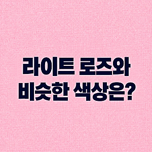 샤넬 르 루쥬 라이트 로즈와 비슷한 색상｜40 라이트 로즈 vs 192 코랄 핑크 발색 비교