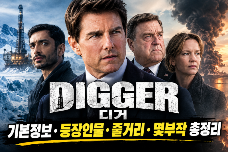 《디거》 기본정보·출연진·등장인물·줄거리·쿠키여부·ott 총정리