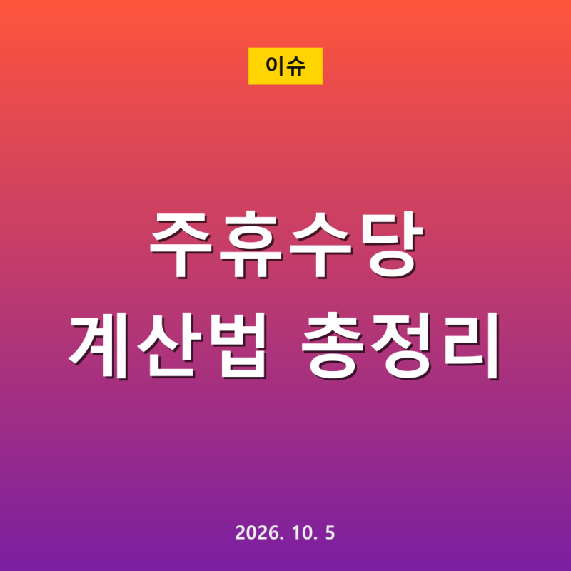 주휴수당 계산법 주 15시간부터, 알바 주휴수당 계산 예시와 209시간 뜻