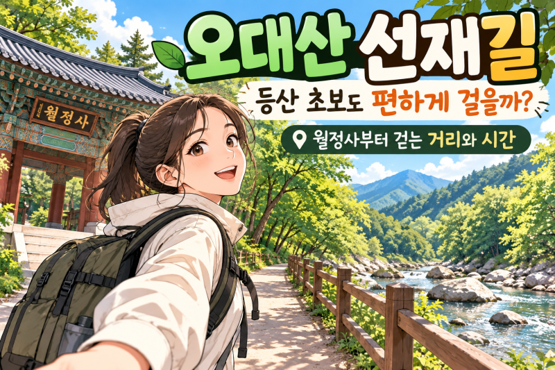 오대산 선재길 완벽 가이드! 월정사부터 상원사 거리 시간 등산 초보 필수 코스