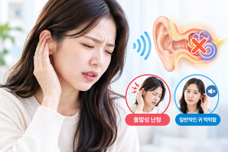 귀가 먹먹하고 잘 안 들린다면? 돌발성 난청과 일반적인 귀 먹먹함 구별하기