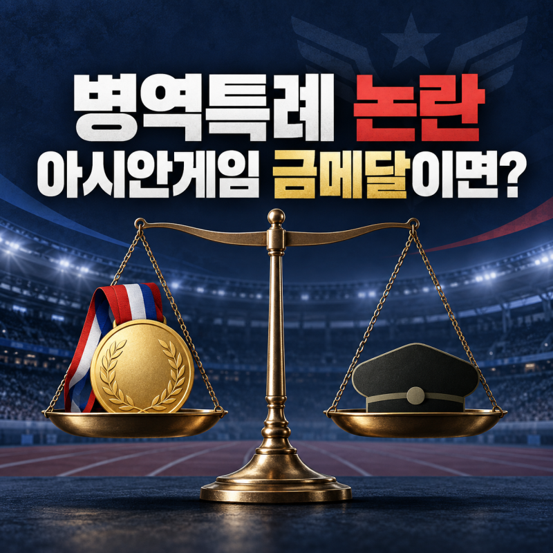 병역특례 논란 총정리｜아시안게임 금메달이면 군 면제? 체육요원 기준·복무·형평성