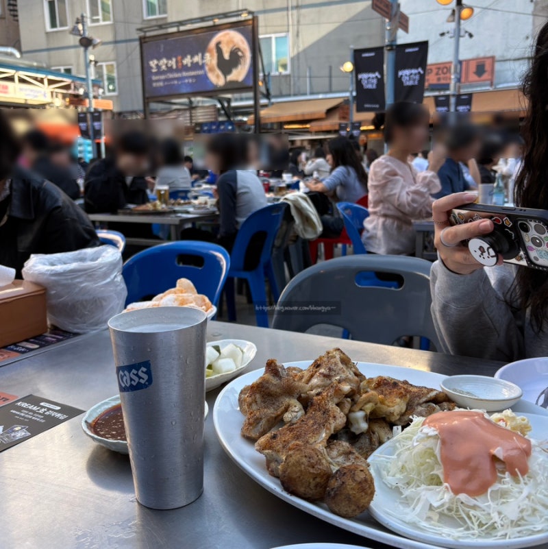 을지로 야장 달맞이광장바베큐 본점 야장 오픈런 캐치테이블 후기 (+살짝 팁, 금요일 방문)