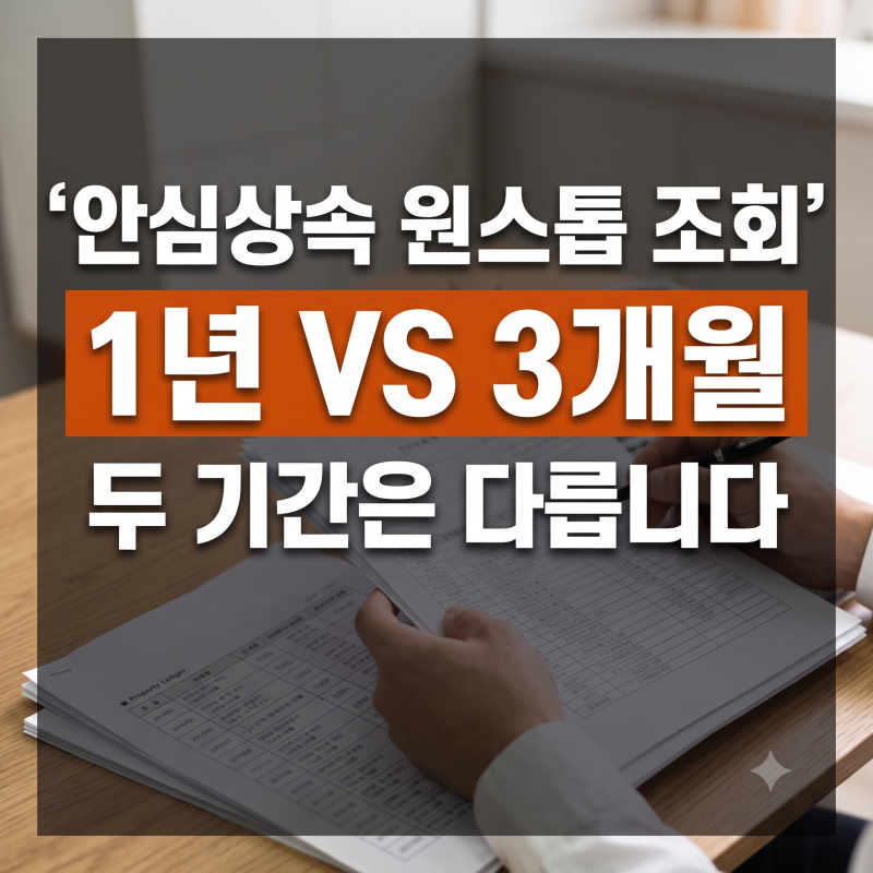 안심상속 원스톱 조회｜조회 후 절차·기간·필요서류 정리
