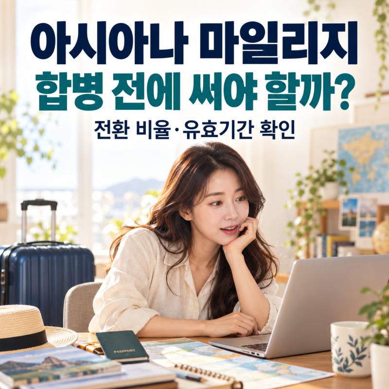 아시아나 마일리지 없어질까? 대한항공 전환 비율과 유효기간 확인