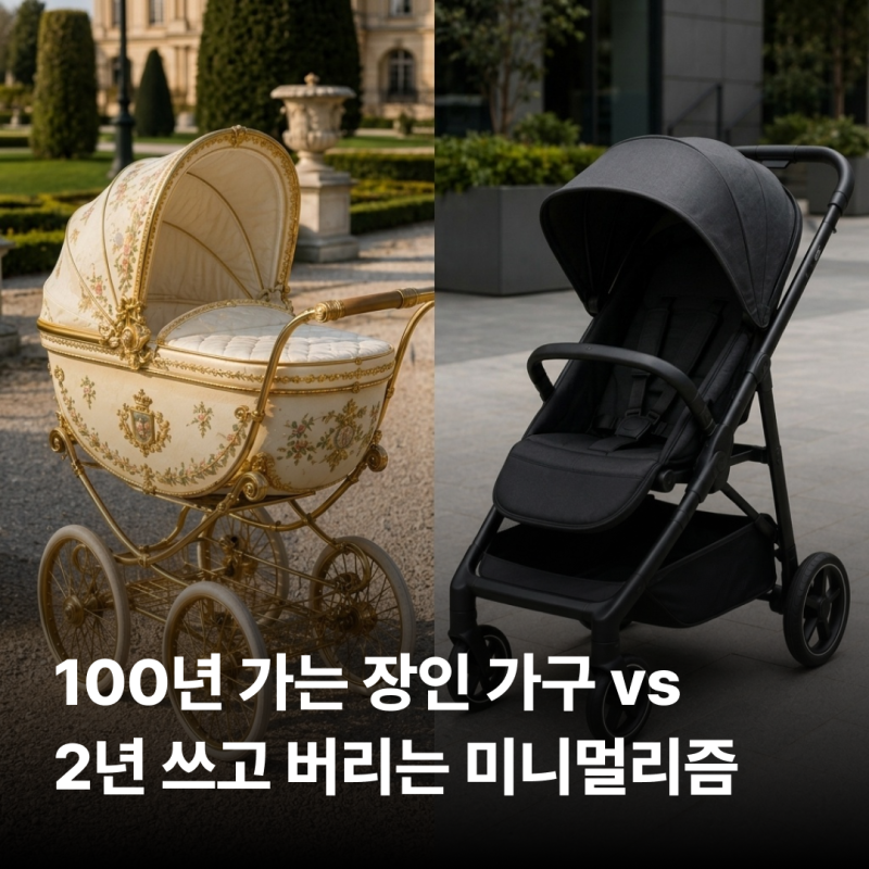 100년 가는 가구 버리고 2년짜리 조립식 산 사람들, 후회하는 이유