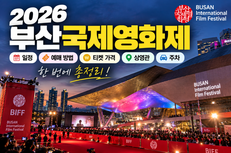 Complete Guide to the 2026 Busan International Film Festival: Schedule, Booking, Ticket Prices, Screening Venues, and Parking