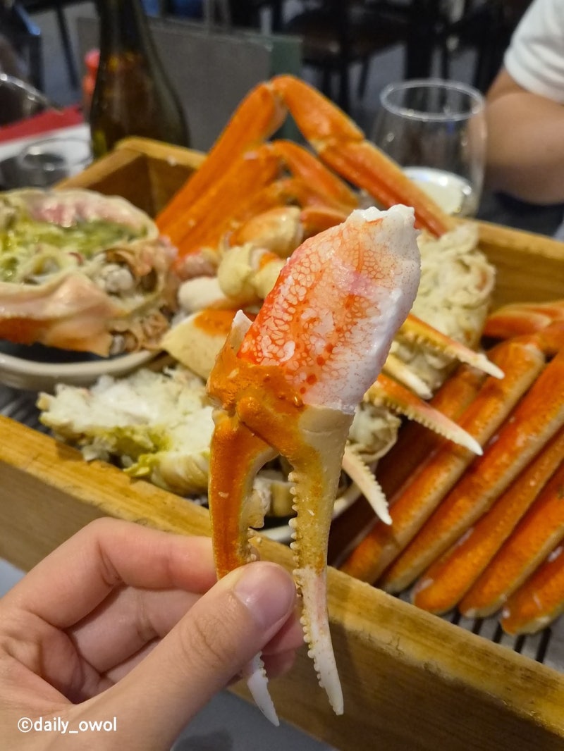 노량진수산시장 대게 가격 시세 청해진 대게찜 손질비