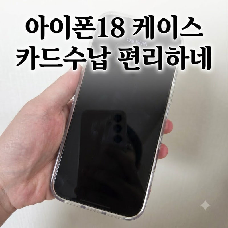 아이폰18프로맥스케이스 추천! 카드 2장 수납 가능한 심플리로어 맥세이프케이스 후기